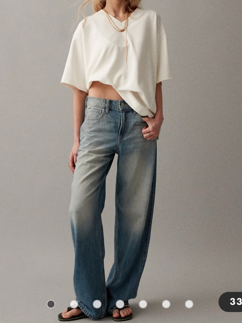 Hollister Vintage Wash Ultra High-Rise Baggy Jeans